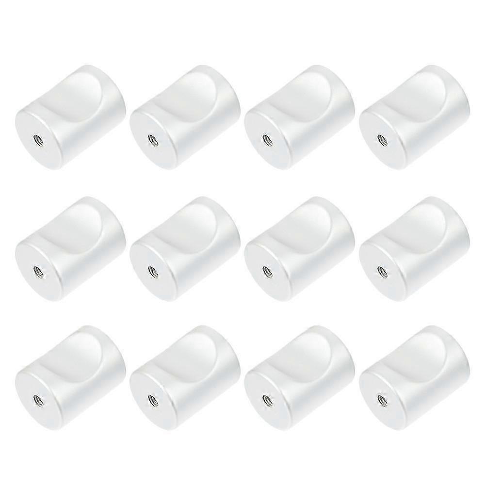 12pcs Aluminum Alloy Cabinet Cylindrical Handle Single Hole Cylindrical Knobs