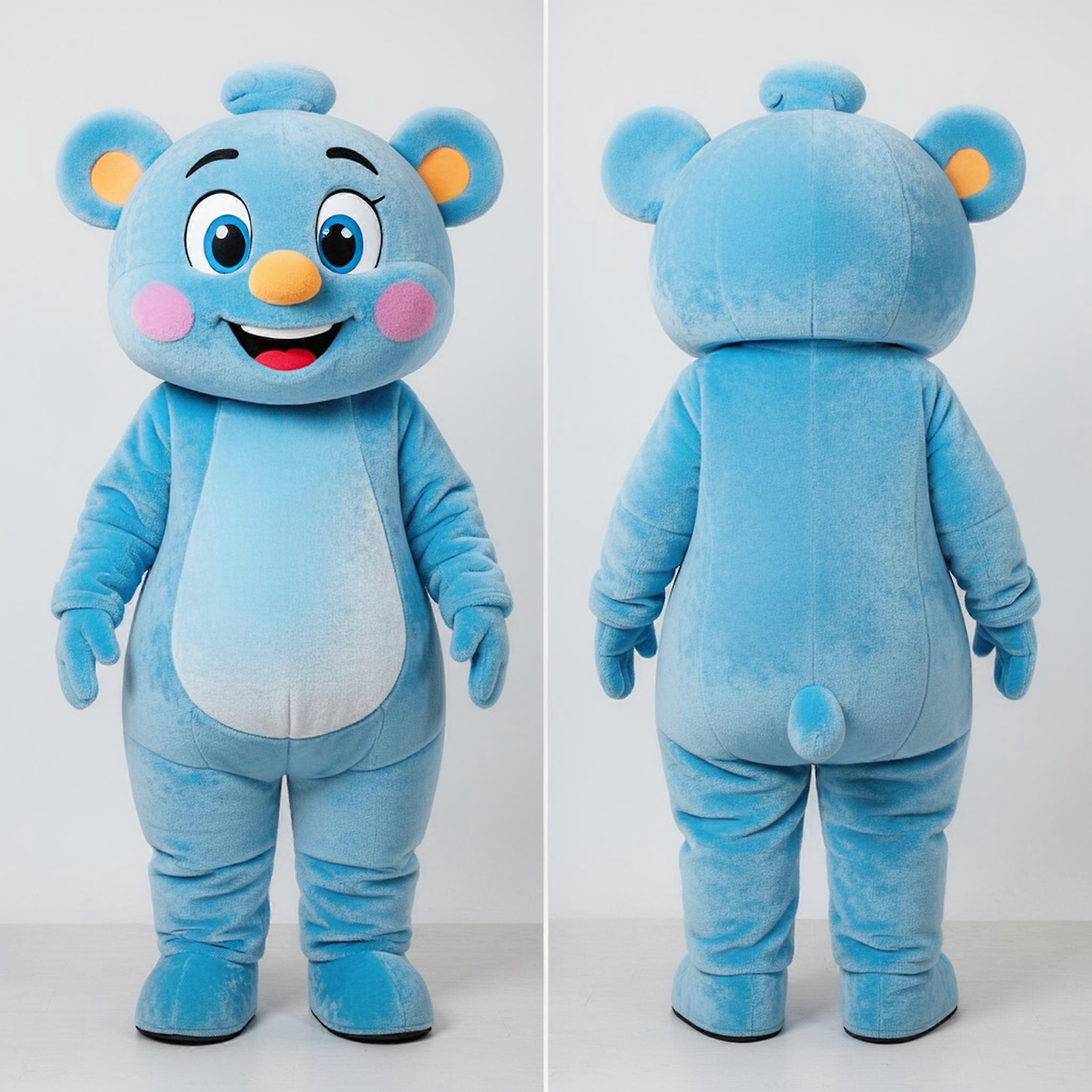 MASTICOT Sky Blue Cheerful Paella Mascot