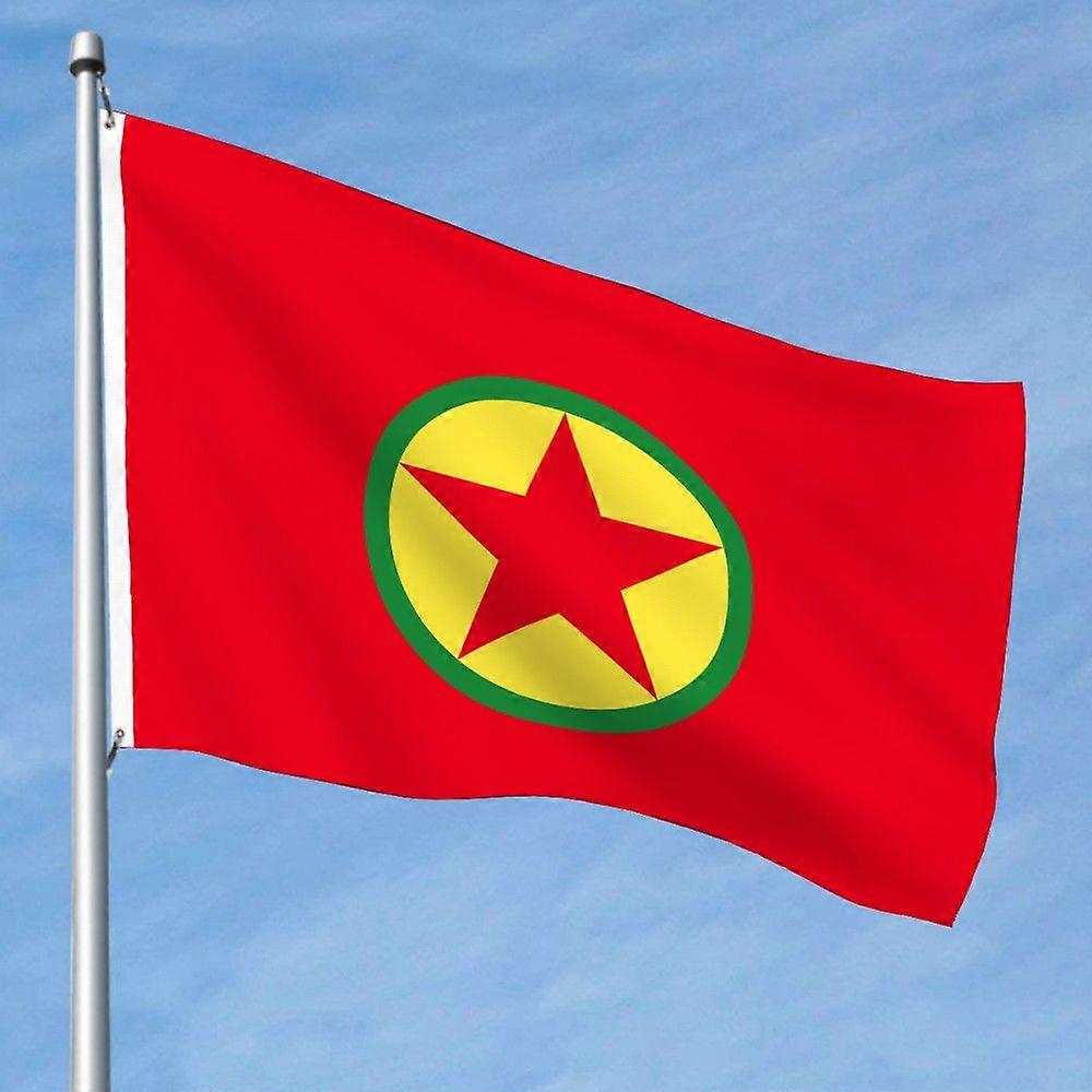 Flagget til Kurdistans arbeiderparti RL1149