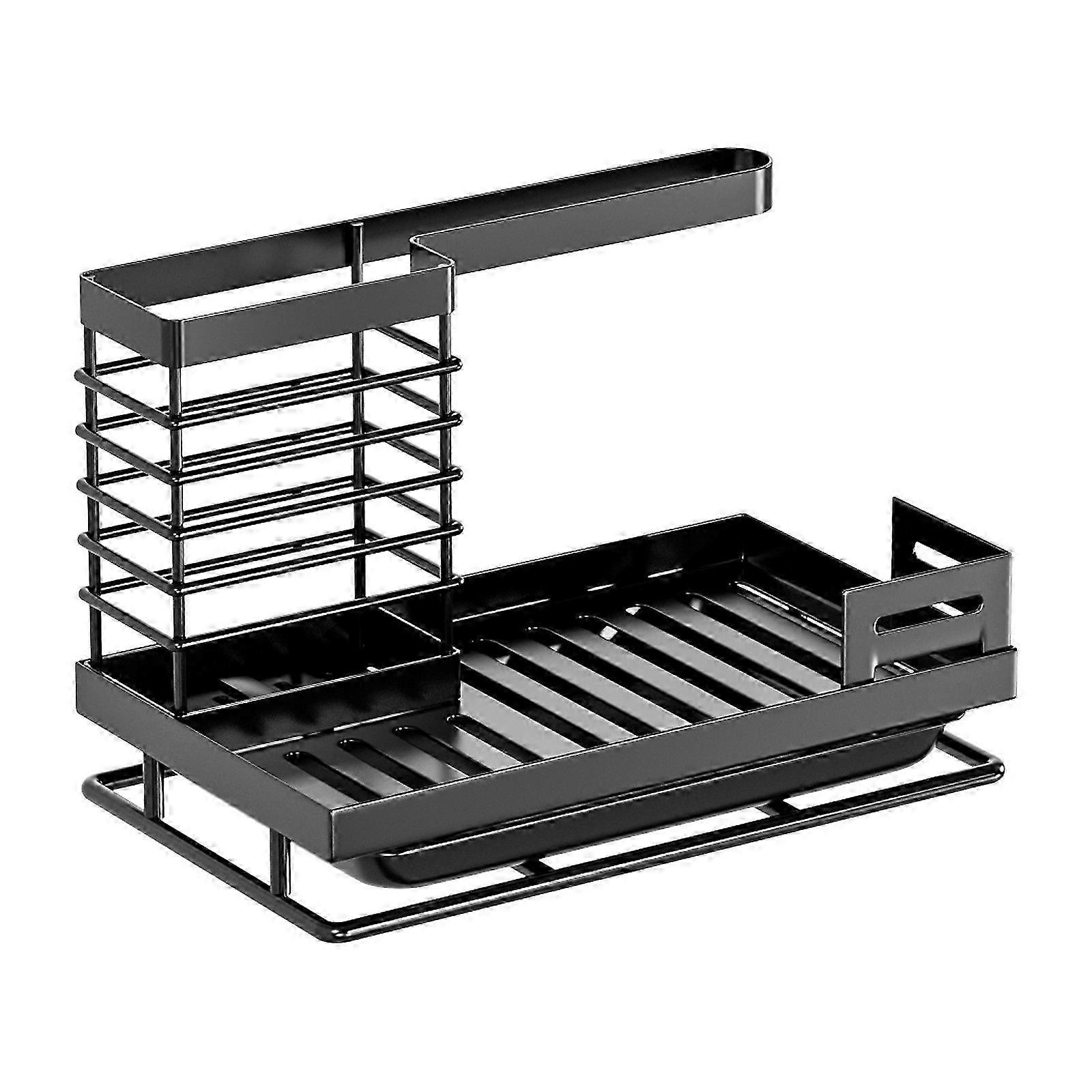 Compact Drainable Iron Kitchen Rack