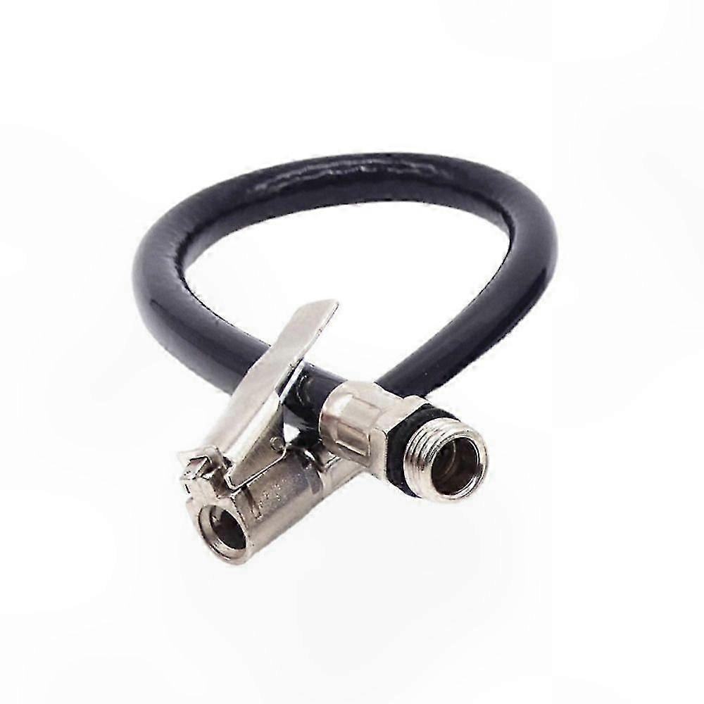 Quick-Connect Tire Inflator Hose Extension for Air Compressor Pump