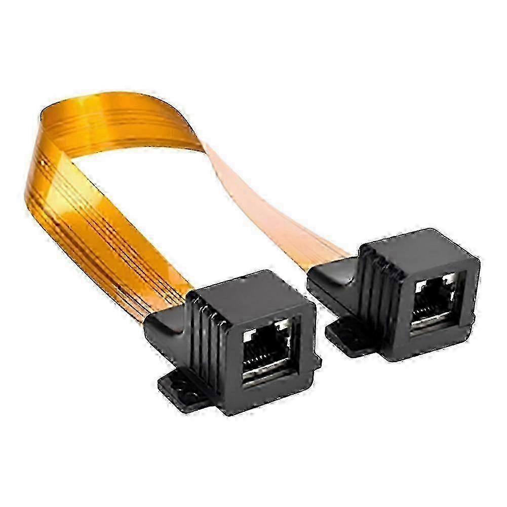 Slim 30cm RJ45 Wall-Pass Cable