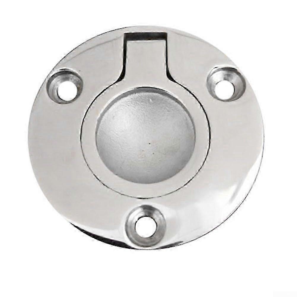 50mm Round Flush Pull Stainless Steel