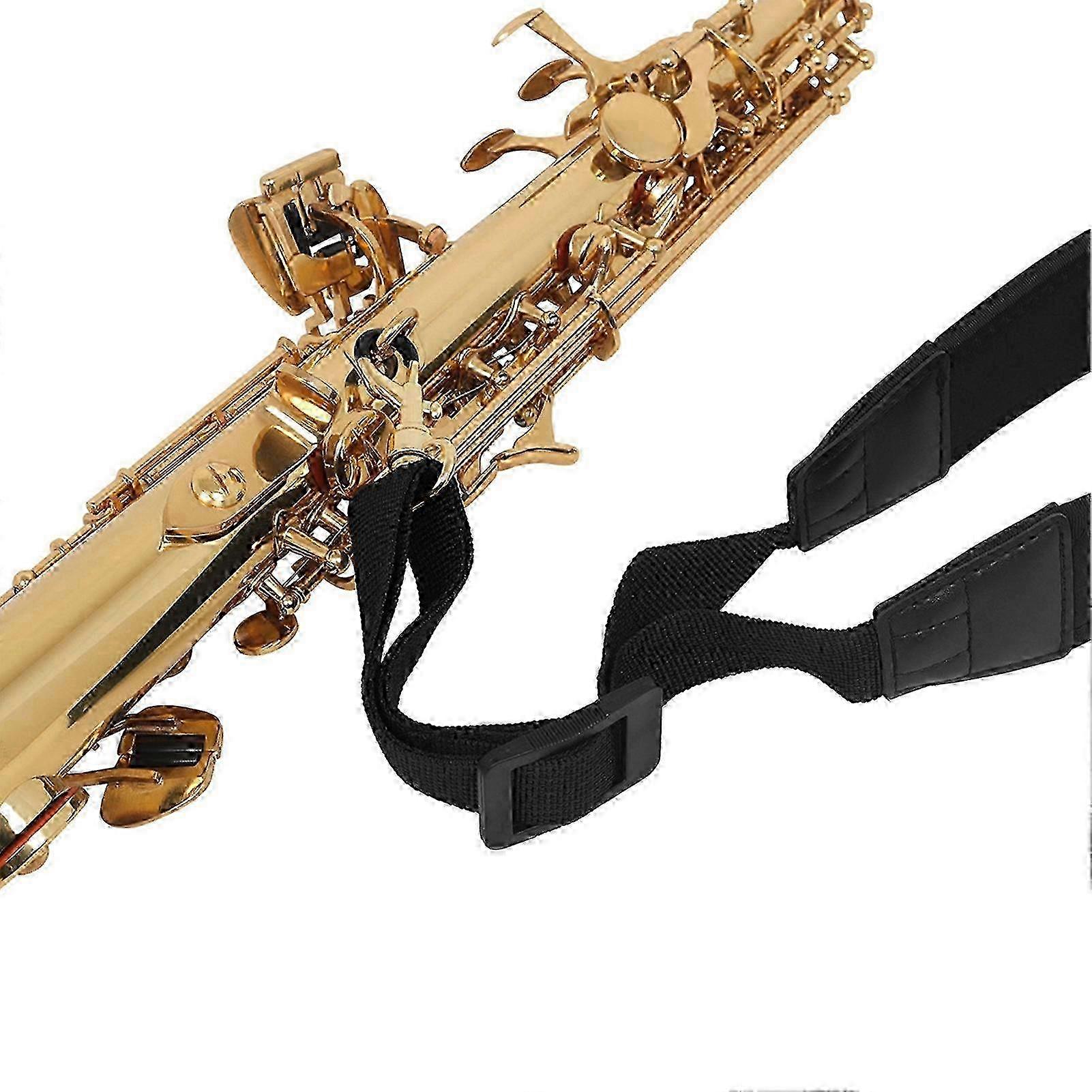 Rubber-Sheathed Adjustable Sax Strap