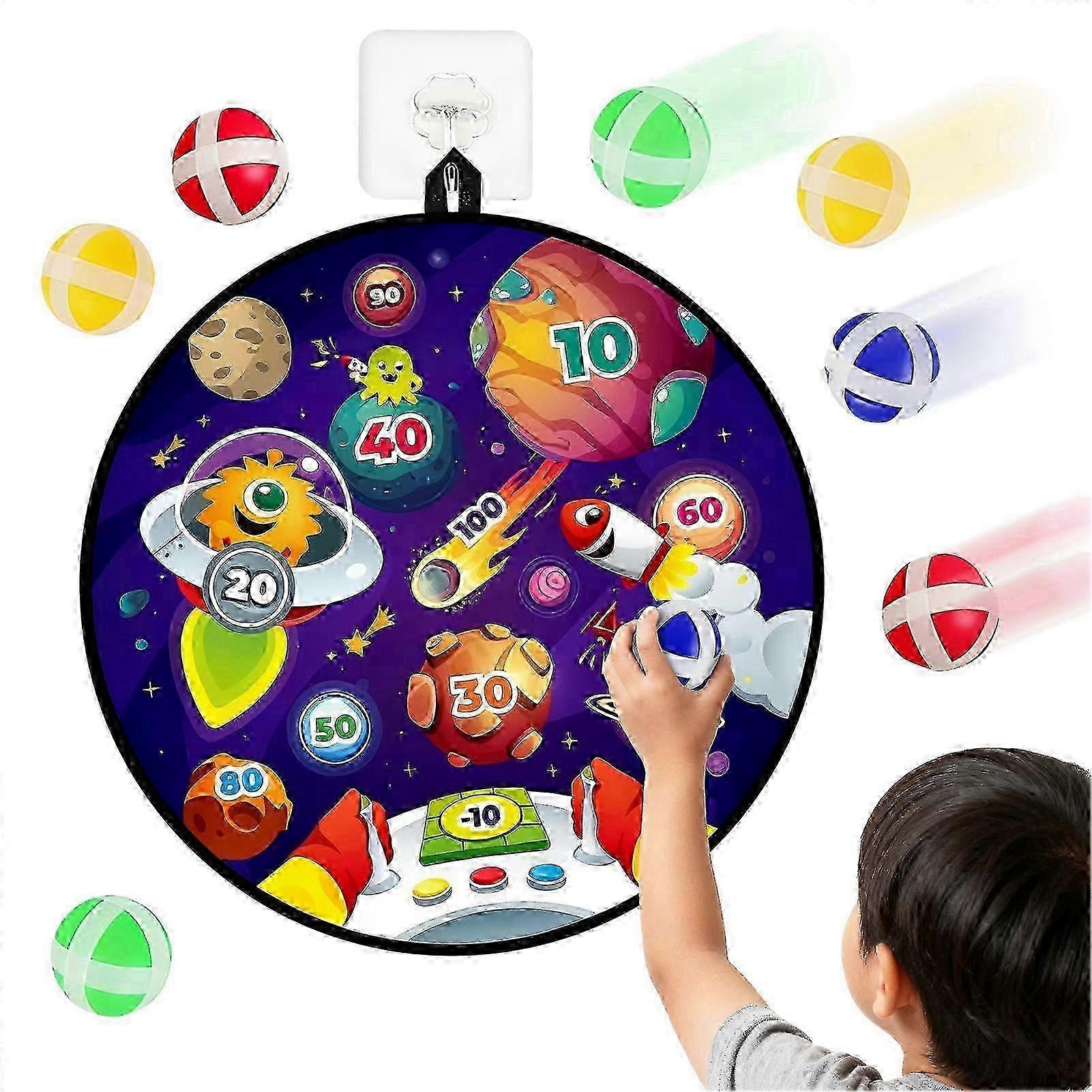 Wall-Mounted Foldable Basketball Dart Combo