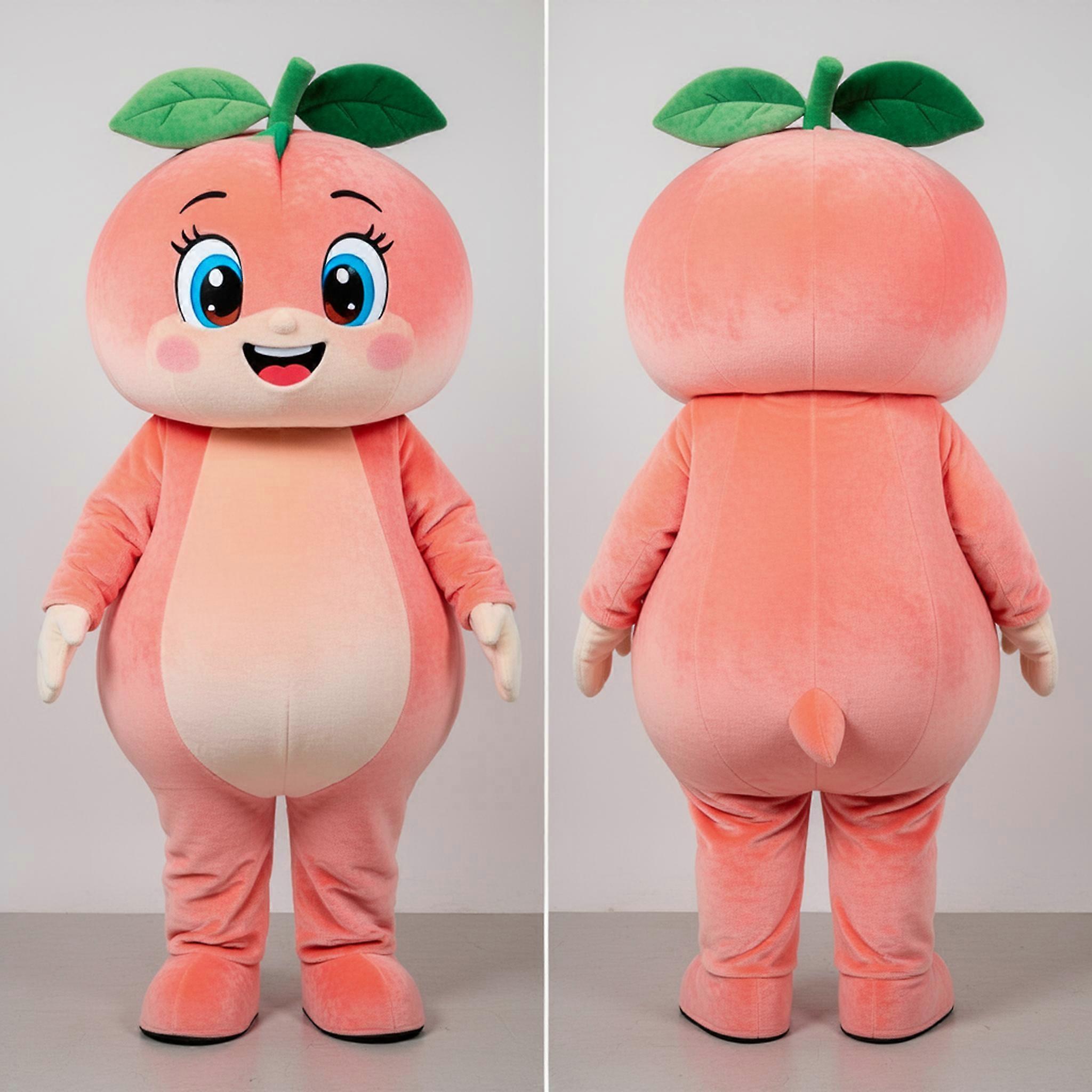 MASTICOT Peach Vibrant Beef Stroganoff Mascot