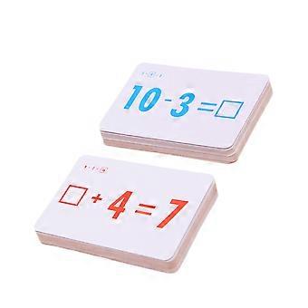 Spanish Math Toy Cards for Children 54Pcs Early Learning Educational Set