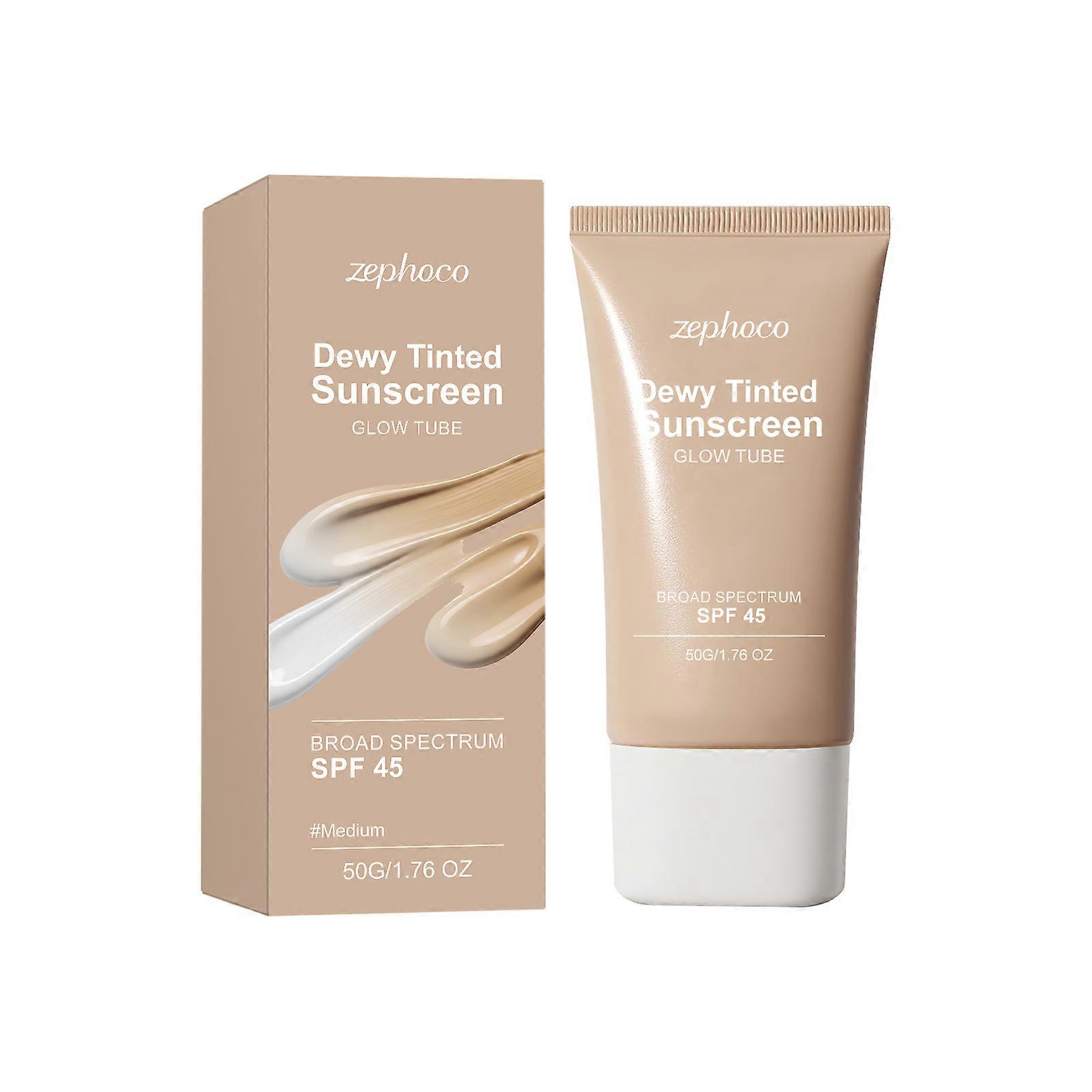 2pcs, Medium Tone Hydrating Sunscreen