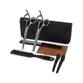 Hair Cutting Scissors Set - Thinning & Texturizing Shears Kit with Accessories for Home and Professional Use