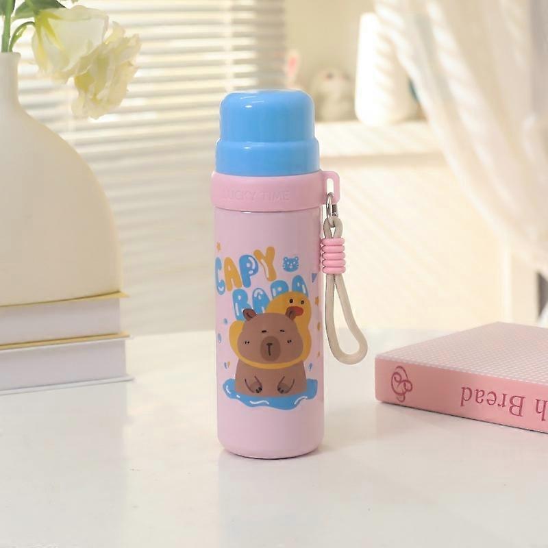 Insulated Capybara Straw Bottle