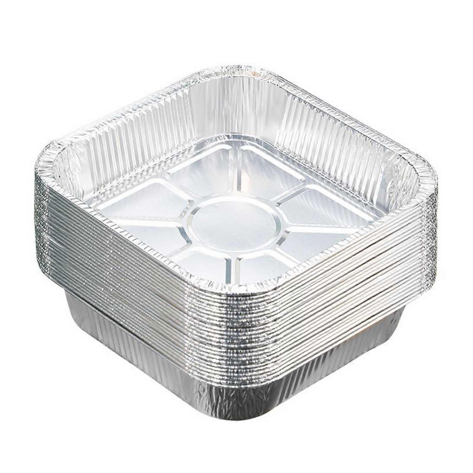 8-Inch Deep-Wall Foil Meal Prep Pans