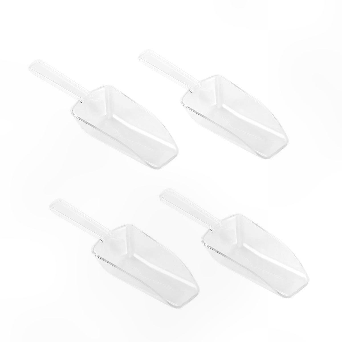 Mini Clear Plastic Scoops for Desserts Weddings and Buffets