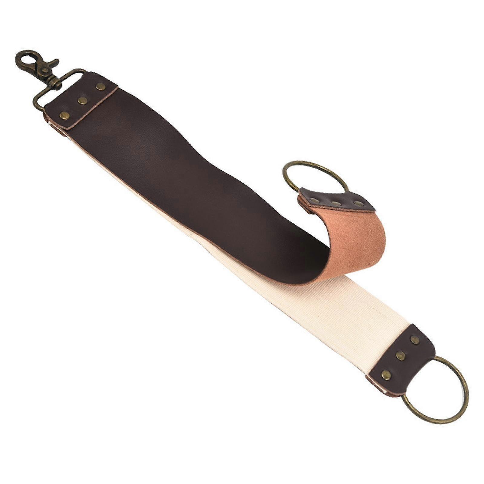 Sharpening Strop Belt Portable Tool Work Sharp Sander Leather Shaving Strop
