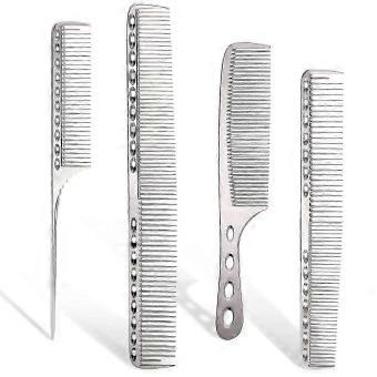 Ensemble de peignes à cheveux en aluminium spatial