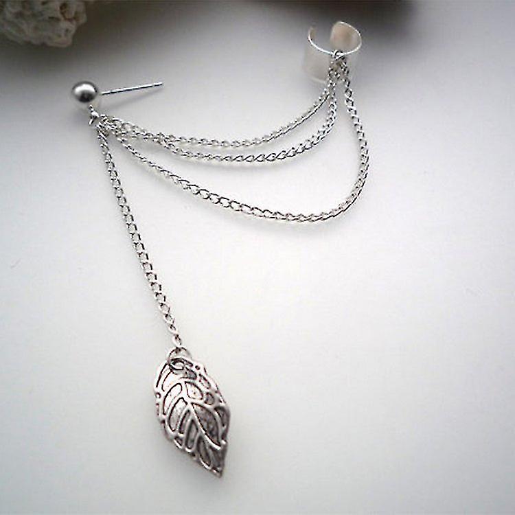 Hopeinen rusto lobe korvakorut naisille