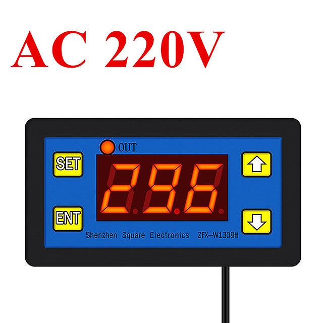 Zfx-w1308h Microcomputer Temperature Controller Thermostat Intelligent Time Controller Adjustable Electronic -55~120 ℃ 40% Off
