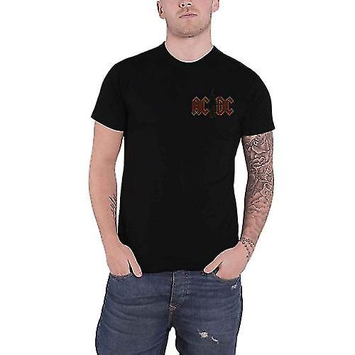 AC/DC Unisex Adult Hard As Rock Back Print T-Shirt