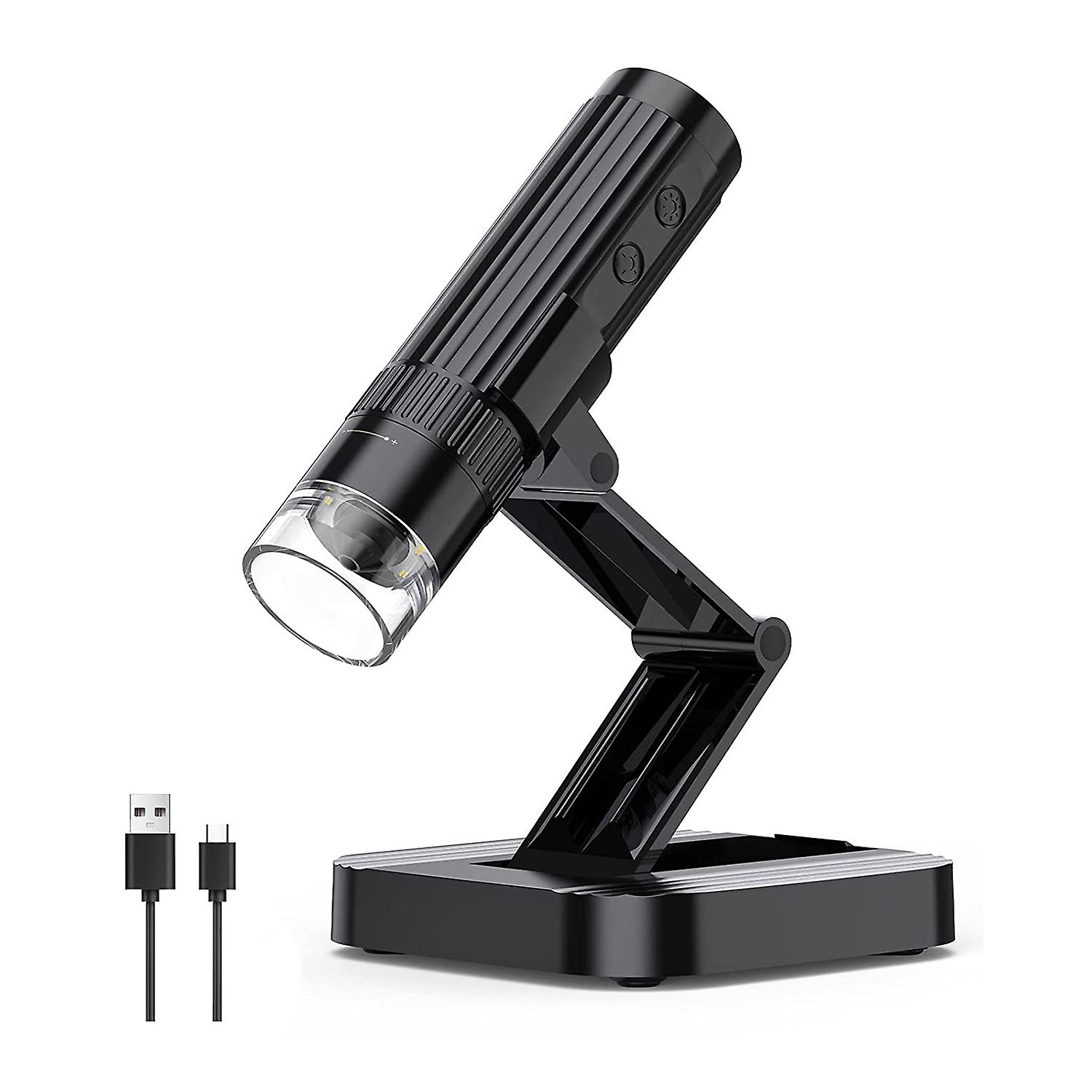 Wireless Digital Microscope 50X-1000X Magnification WiFi USB Handheld Portable Mini Microscope Came