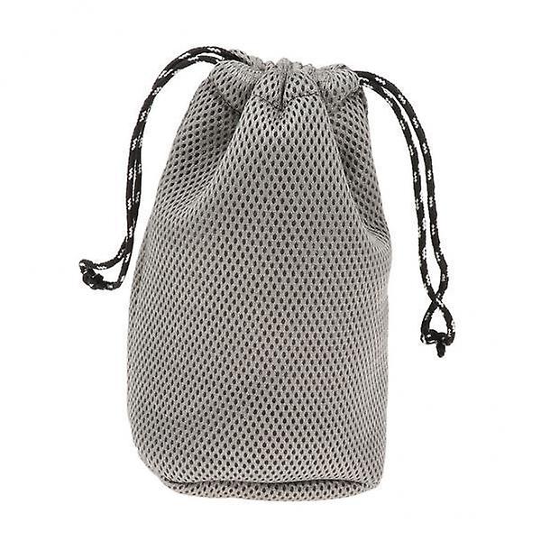 2xThicken 3D Mesh Cloth Cookware Storage Bag Camping Drawstring Pouch 19x10cm