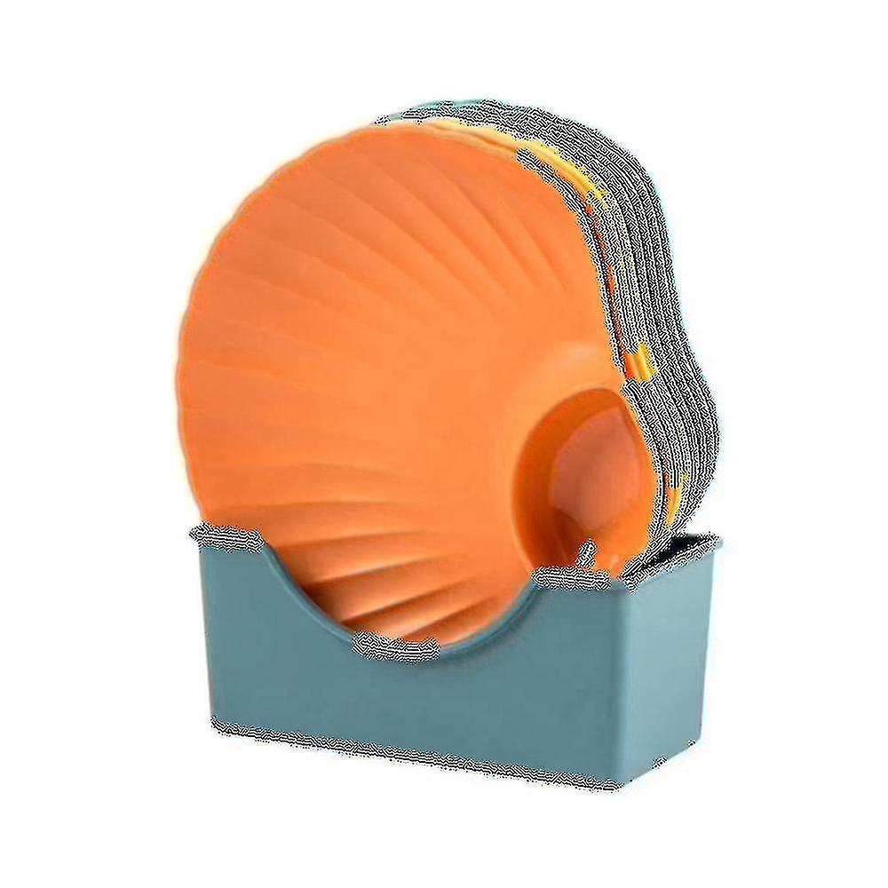 Multicolor Shell Bone Spitting Dish Dining Table Bone Storage Tray Dessert Fruit Plate With Bottom