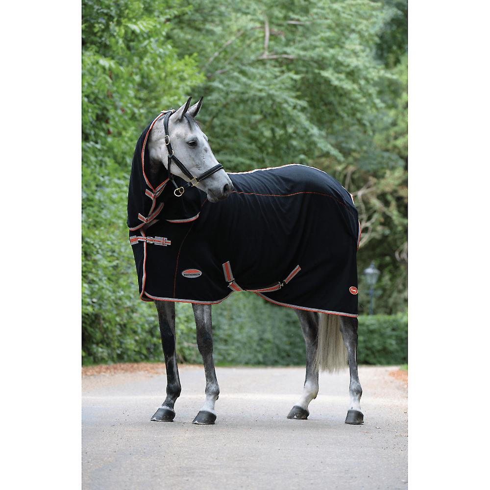 Weatherbeeta Therapy-tec Combo Neck Rug - Black/silver/red