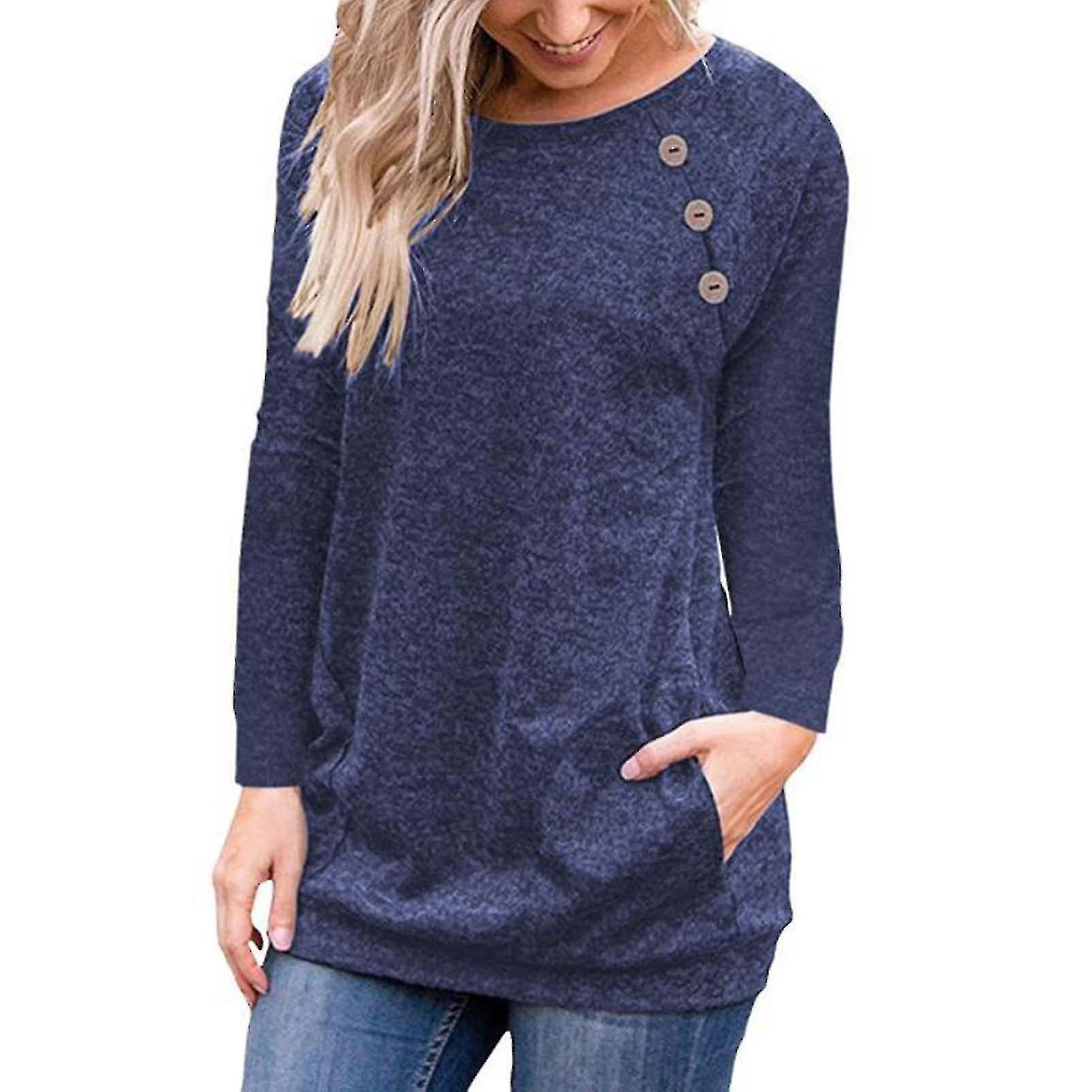 femmes manches longues sweat-shirt pull top