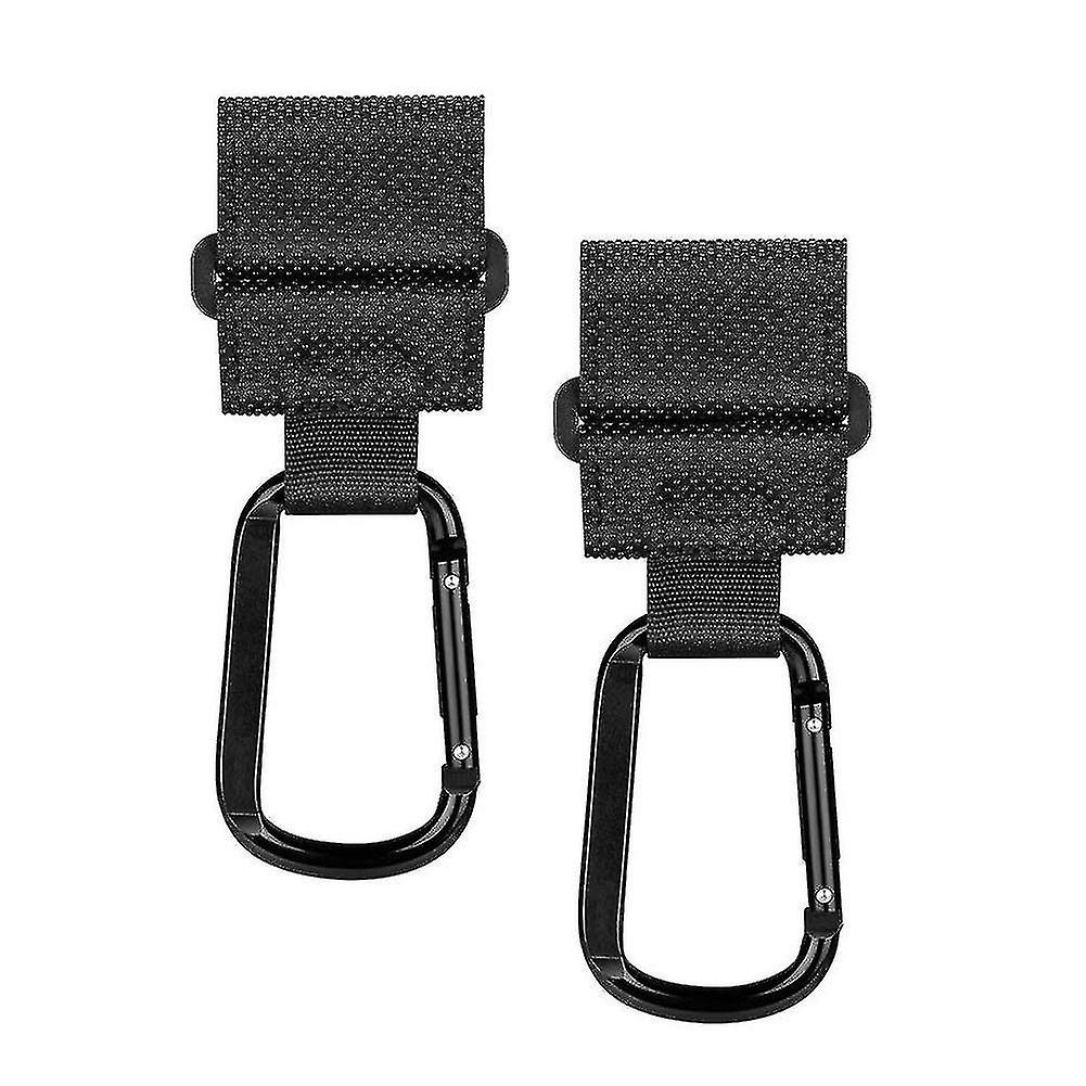Pack Of 2 Stroller Hooks, Metal Fastening Hooks Stroller Bag Hooks For Diaper