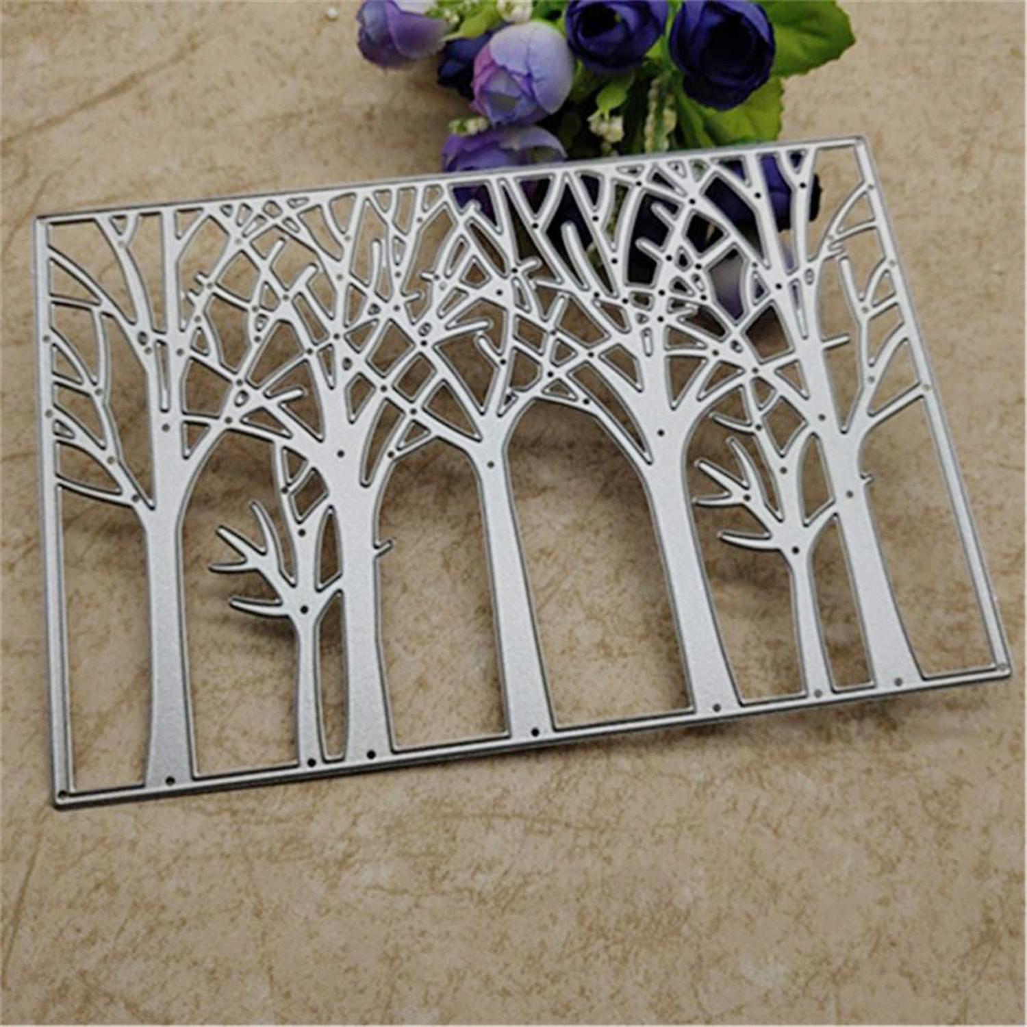 ZHOUBA Cutting Die DIY Stable Carbon Steel Tree Metal Cutting Dies for Card Maker