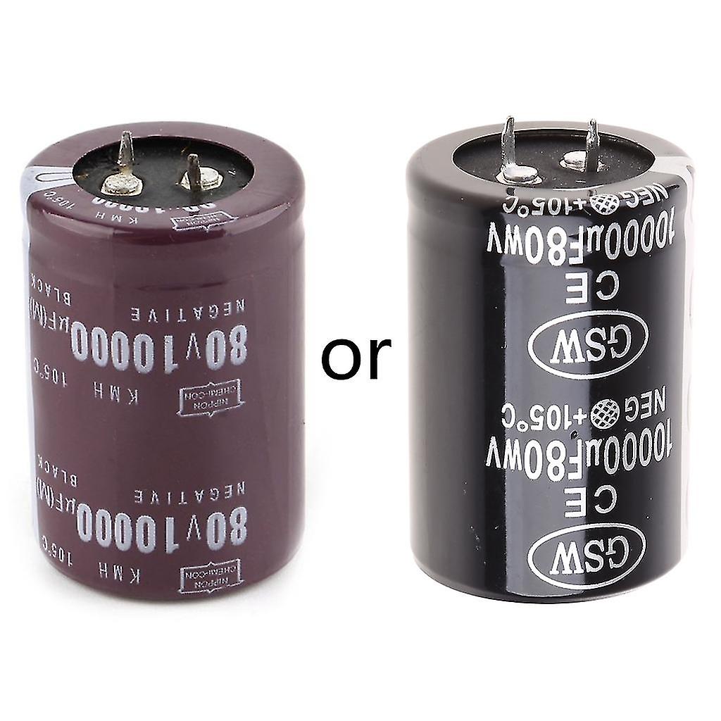 35x50mm 80v 10000uf Electrolytic Capacitor Filter Current Condenser Compatible With Audio Am