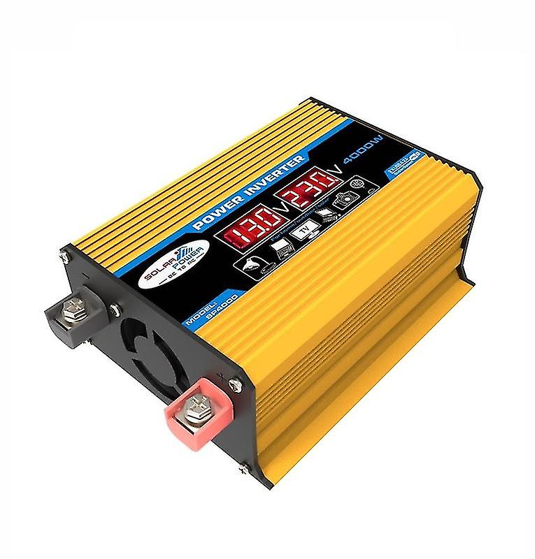Intelligent Vehicle Inverter Dc 12v To Ac 220v Peak Power 4000 W High Frequency Inverter