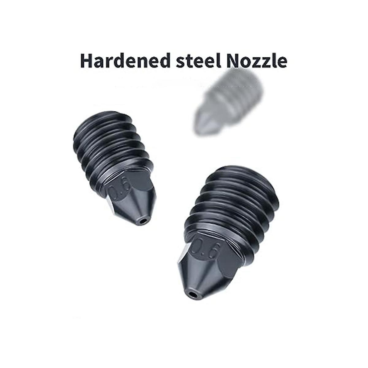 Suitable for Tuozhu Bambu Lab X1C P1P Extrusion Head Hot End Hardened Steel Nozzle High Temperature