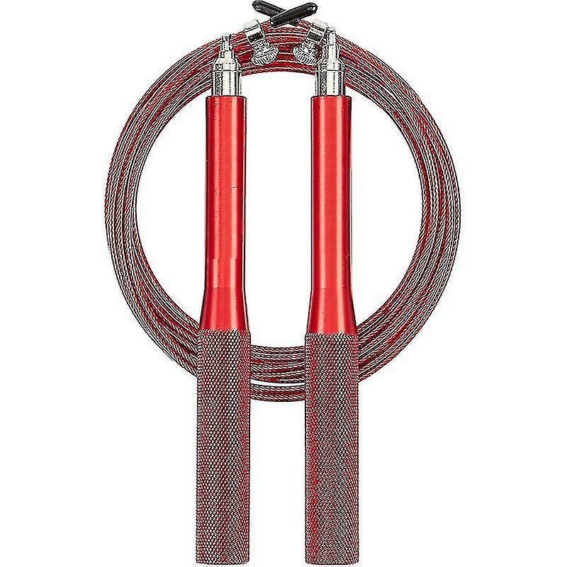 Fast Jump Rope With Aluminum Handle, Red