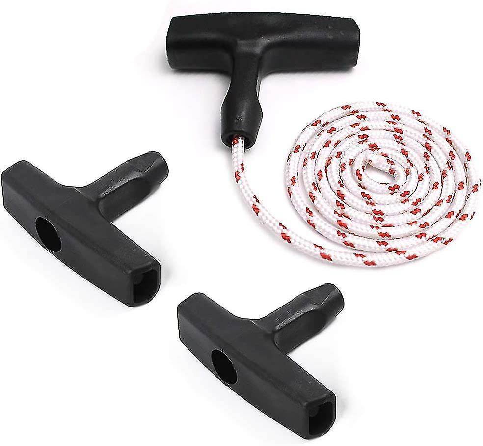 Starter Handle Lawn Mower Recoil Starter Rope With 3 Pieces Starter Handle Cord Mower Accessories Fo