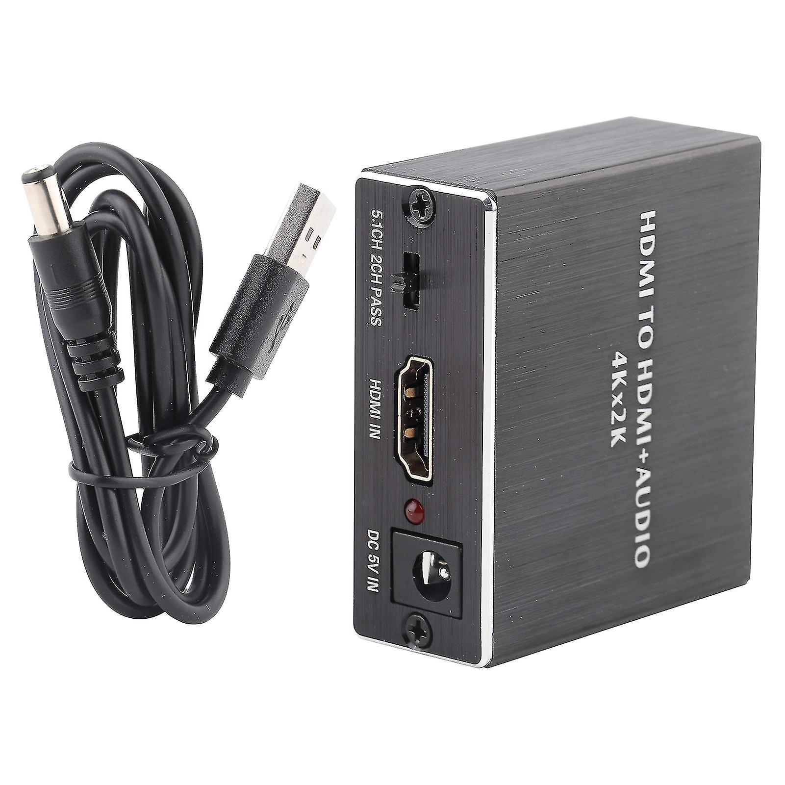4K*2K HDMI o Splitter Extractor Converter HDMI to HDMI+SPDIF+3.5mm o Output