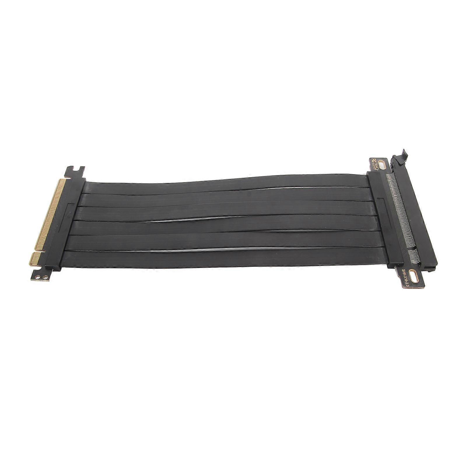 Câble d'extension PCIE 3.0 x16, haute protection, flexible à 180 degrés, pour carte graphique, noir, 70 cm