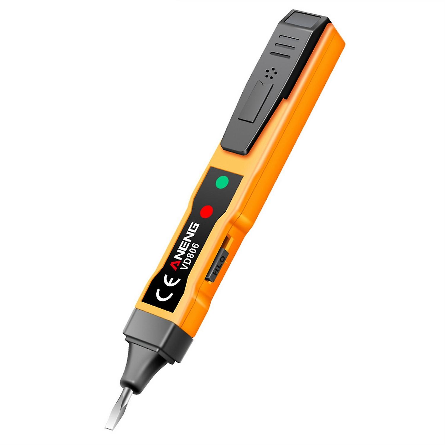 VD-806 Electrical Pen Sensitive Sound-light Alarm Self-test Contact-free AC Voltage Detector compati
