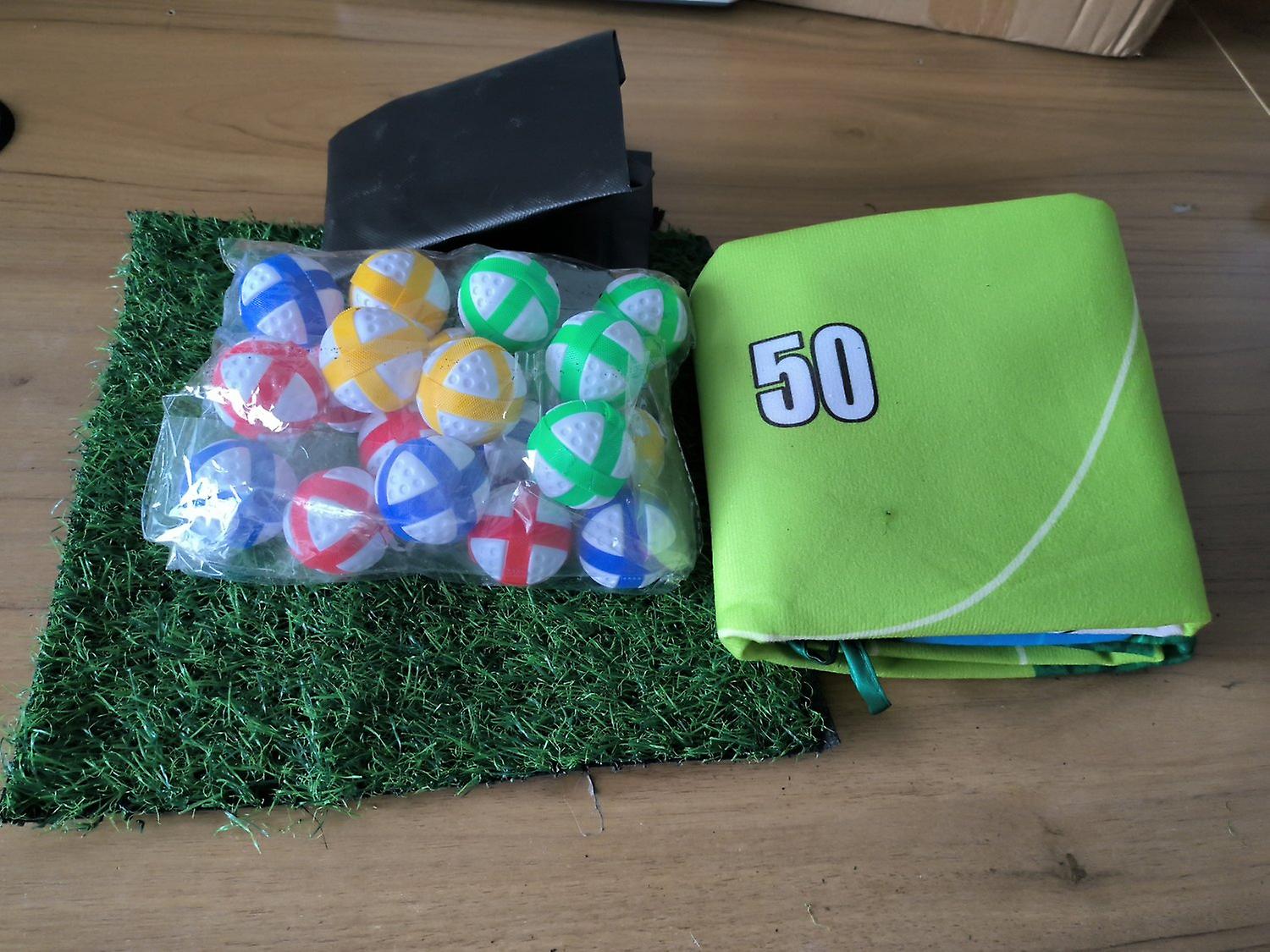 Compact Golf Game Set - Practice Anywhere with Precision Mats