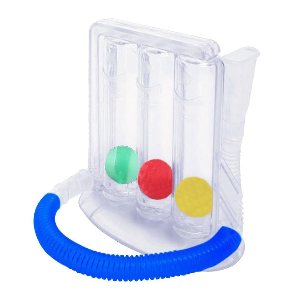 Deep Breathing Lung Exerciser 3Ball Incentive Spirometer Respiration Trainer