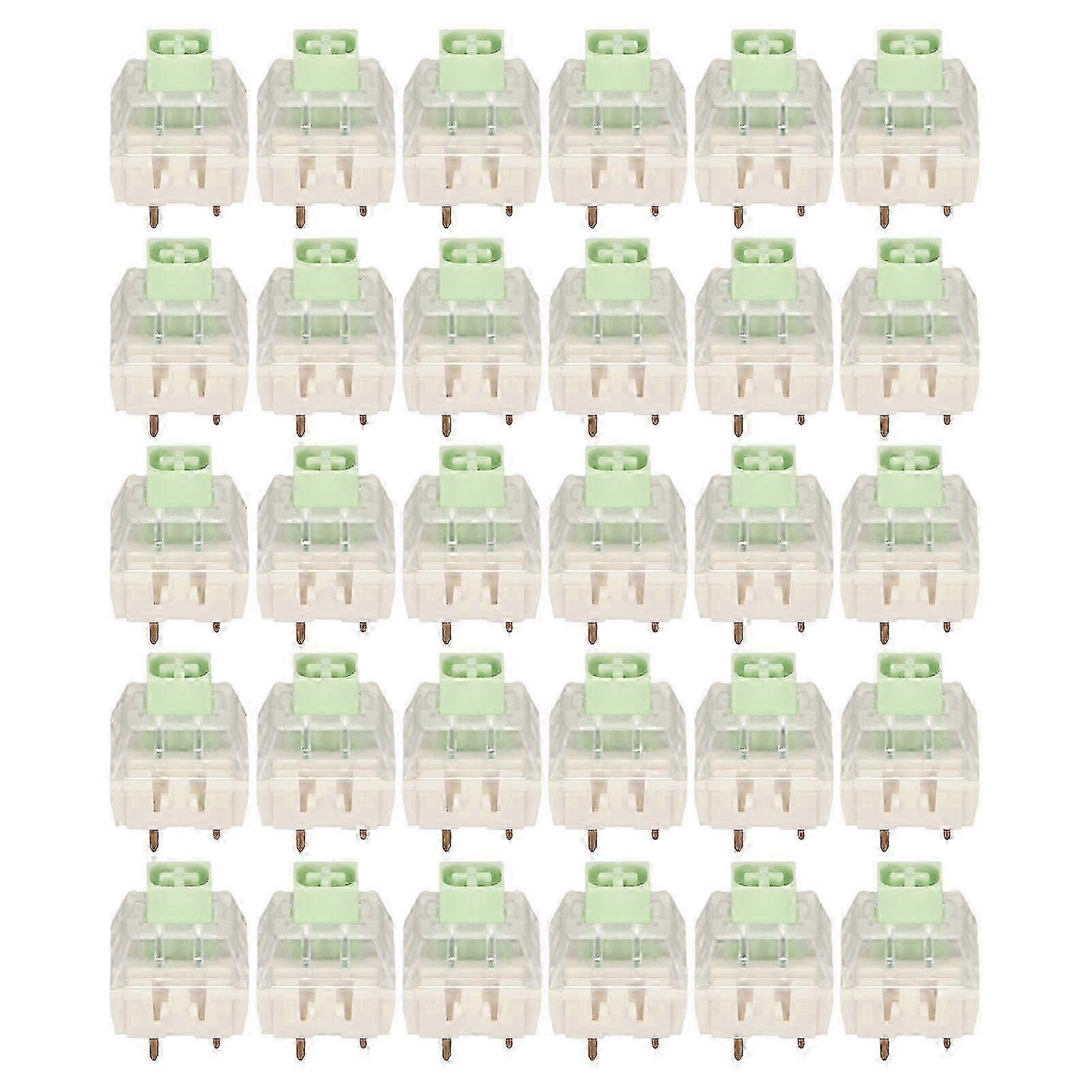 30pcs Mechanical Keyboard Switches Waterproof Backlight DIY Keyboard Switch for Customizing Keyboards