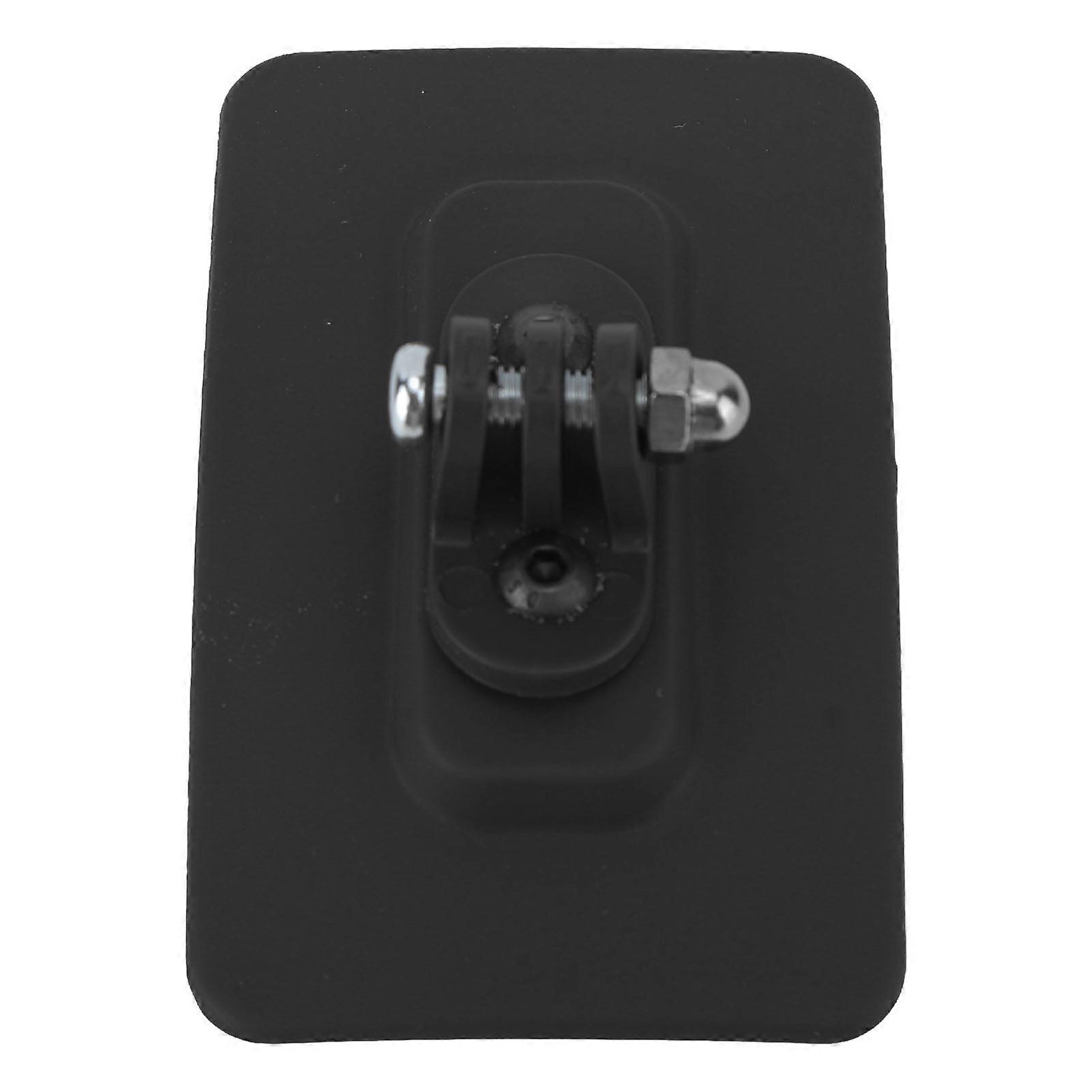 Helmet Mount Quick Installation Hook and Loop Fastener Nylon High Strength Helmet Mount Base for Outdoor Activities Black 