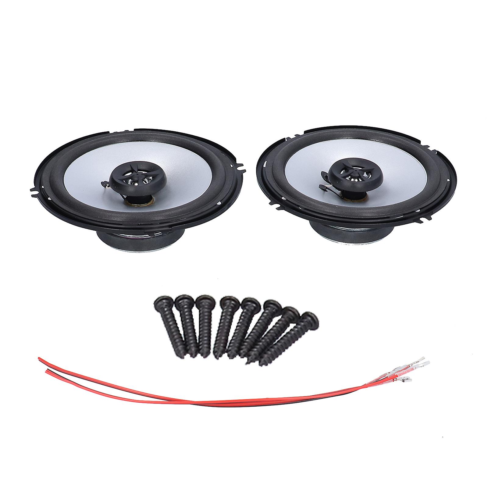 2PCS 6.5in Car Speaker Coaxial 120W High Power 91Db Audio Sensitive Auto Modification