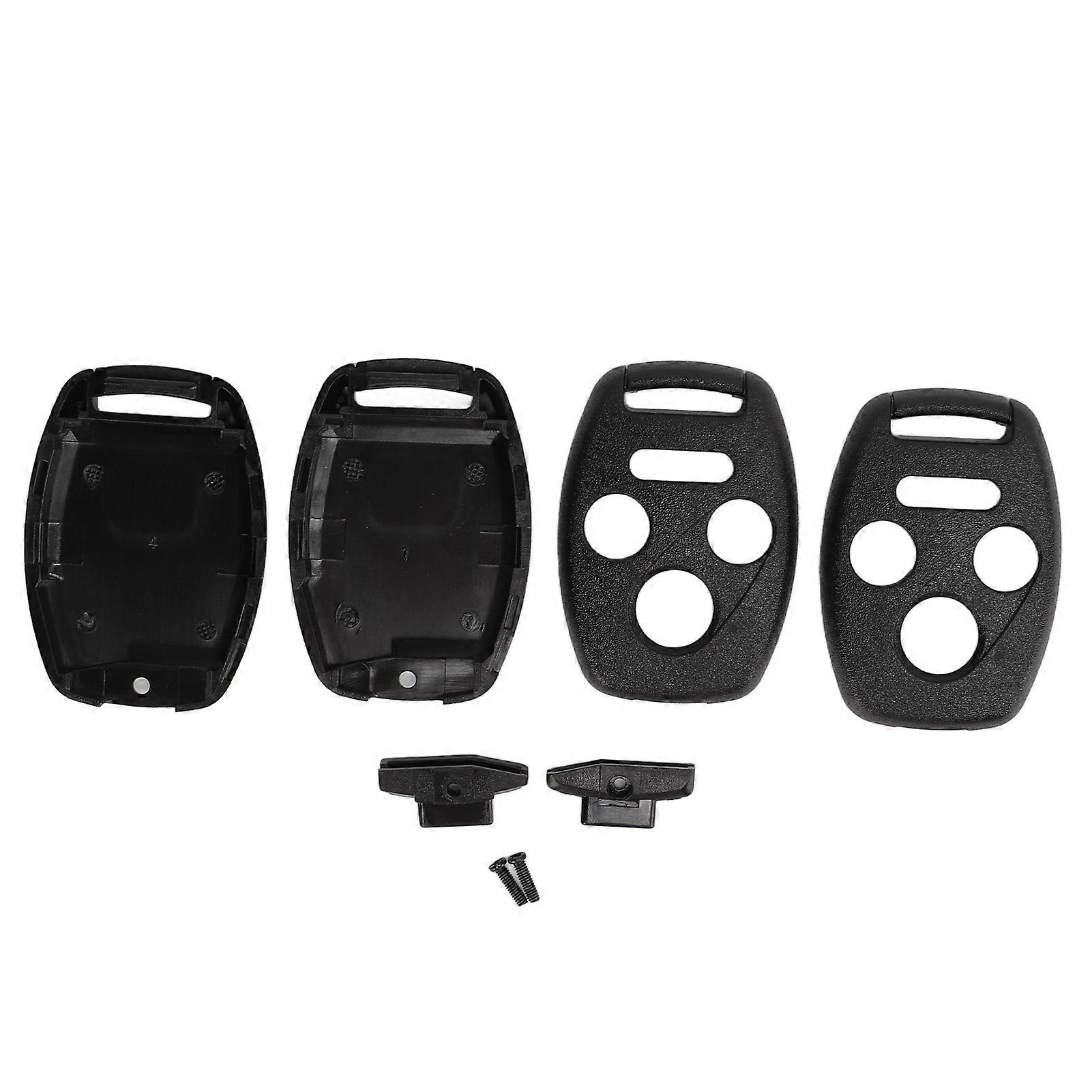 2pcs Key Fob Shell Plastic Black Easy Operation Wearproof Replacement for Pilot 2009?2014