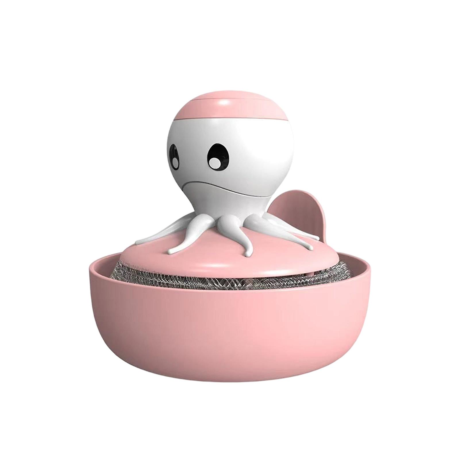 Cute Octopus Pot Brush Multi-purpose Dish Brush Removable Dishwashing Brush