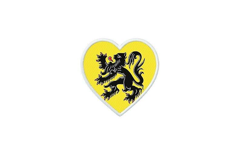 Patch badge ecusson prints thermocollant flag Belgium Flemish flanders