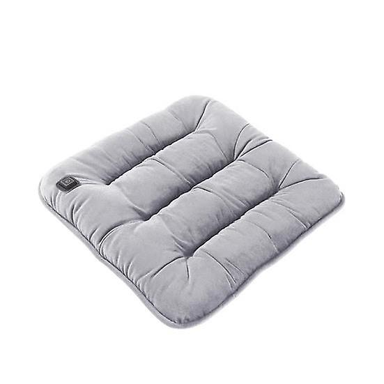 Car Winter Heated Seat Cushion USB Charging Soft Thick Plush 3 Gears Temperature Adjustment Fast Evenly Heating Safe Anti-slip Bottom