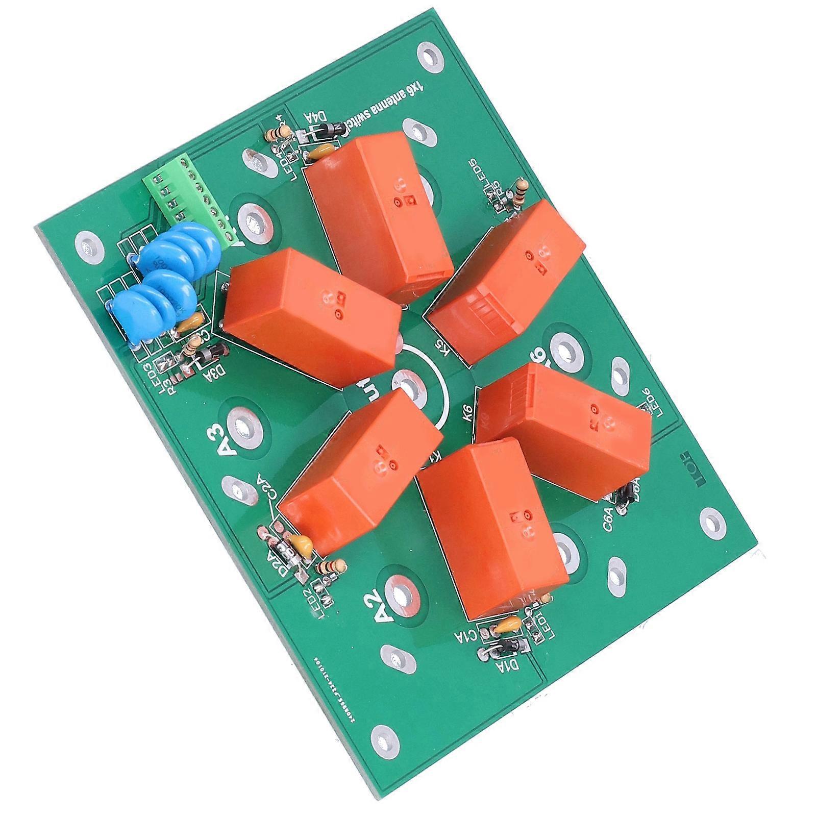 Antenna Switch Module 6:1 Coaxial Remote Finished Product Component 1.8MHz‑60MHz SO‑239
