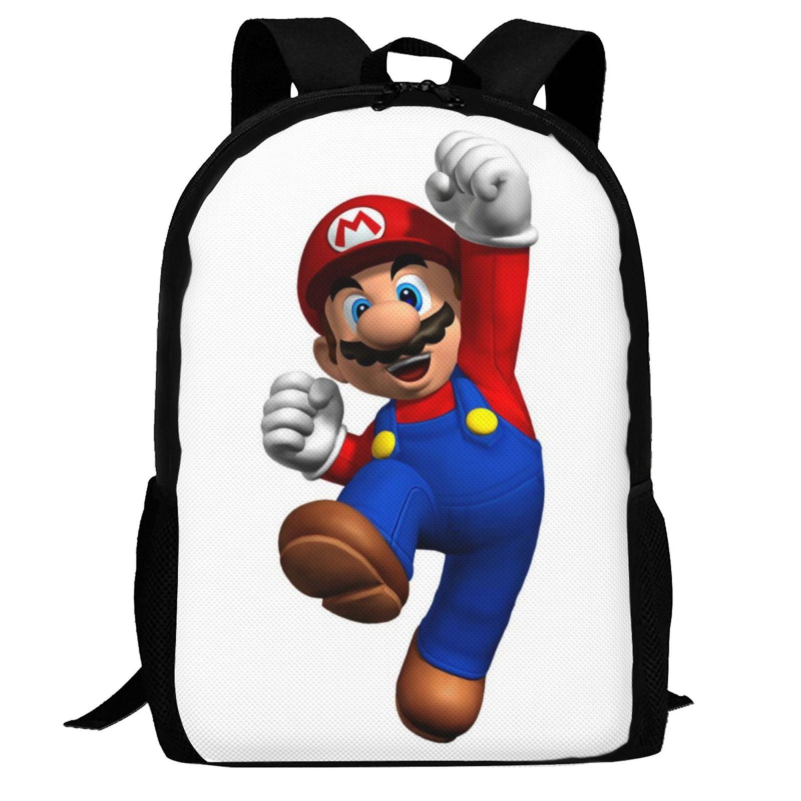 Super Mario Backpack,3d Print Laptop Backpack Lightweight Casual Daypack Bookbag Multi-Function Travel Backpack