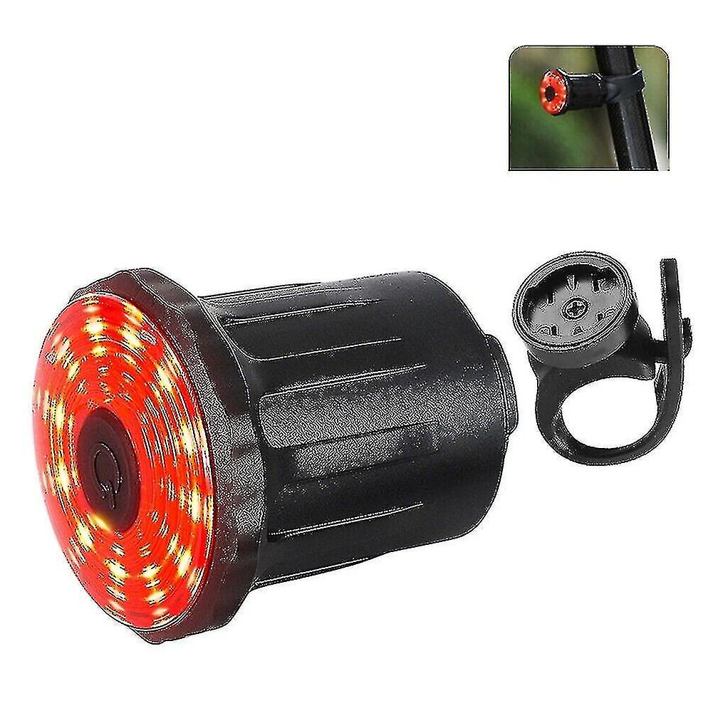 Rear Light Bicycle Brake Sensing Mtb Bike Taillight Saddle Bracket 7 Modes Color Seatpost Bracket