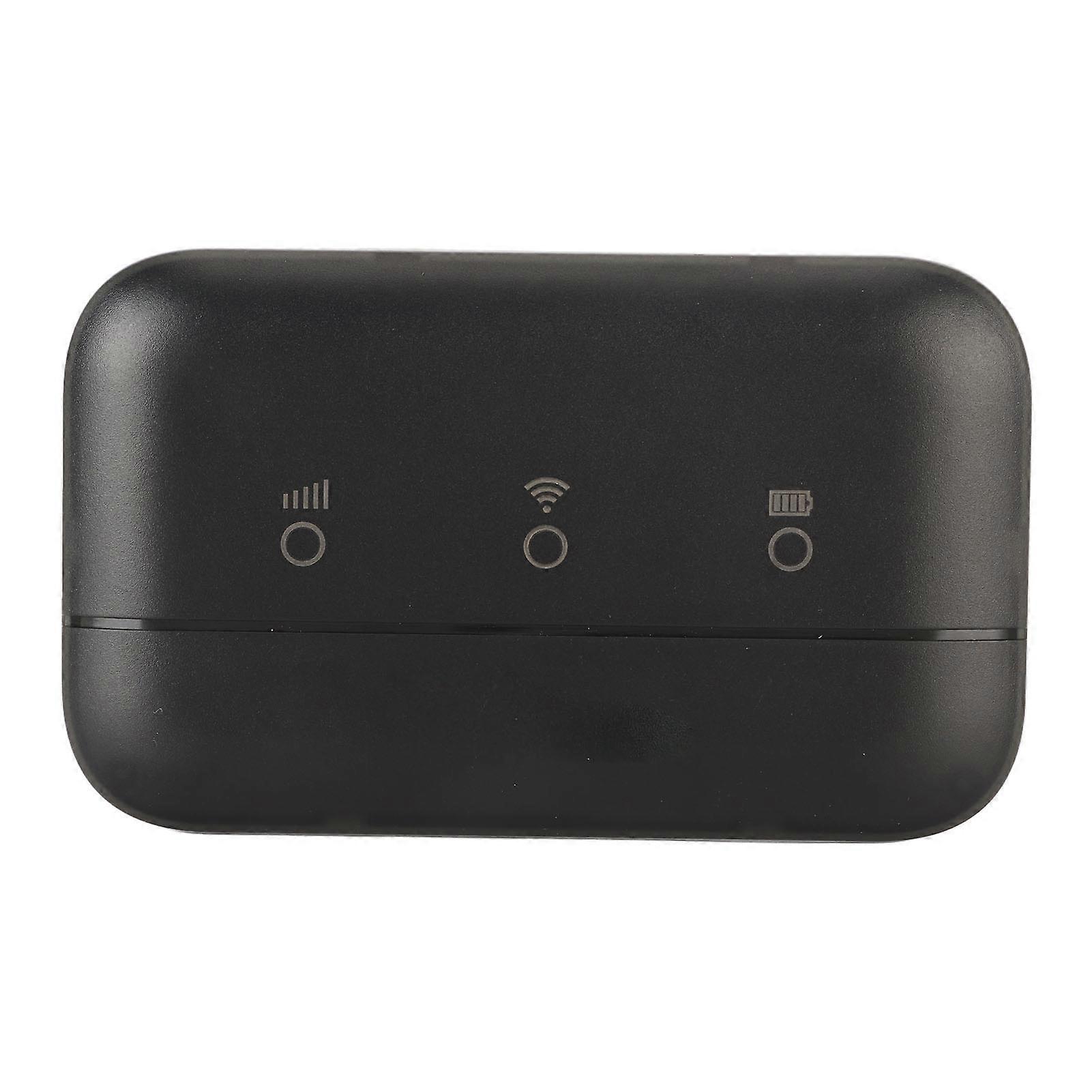 Mobile WiFi Hotspot with SIM Card Slot Support 3G 4G 10 Users 3200mAh Battery Portable WIFI for Cell Phone Laptop Black