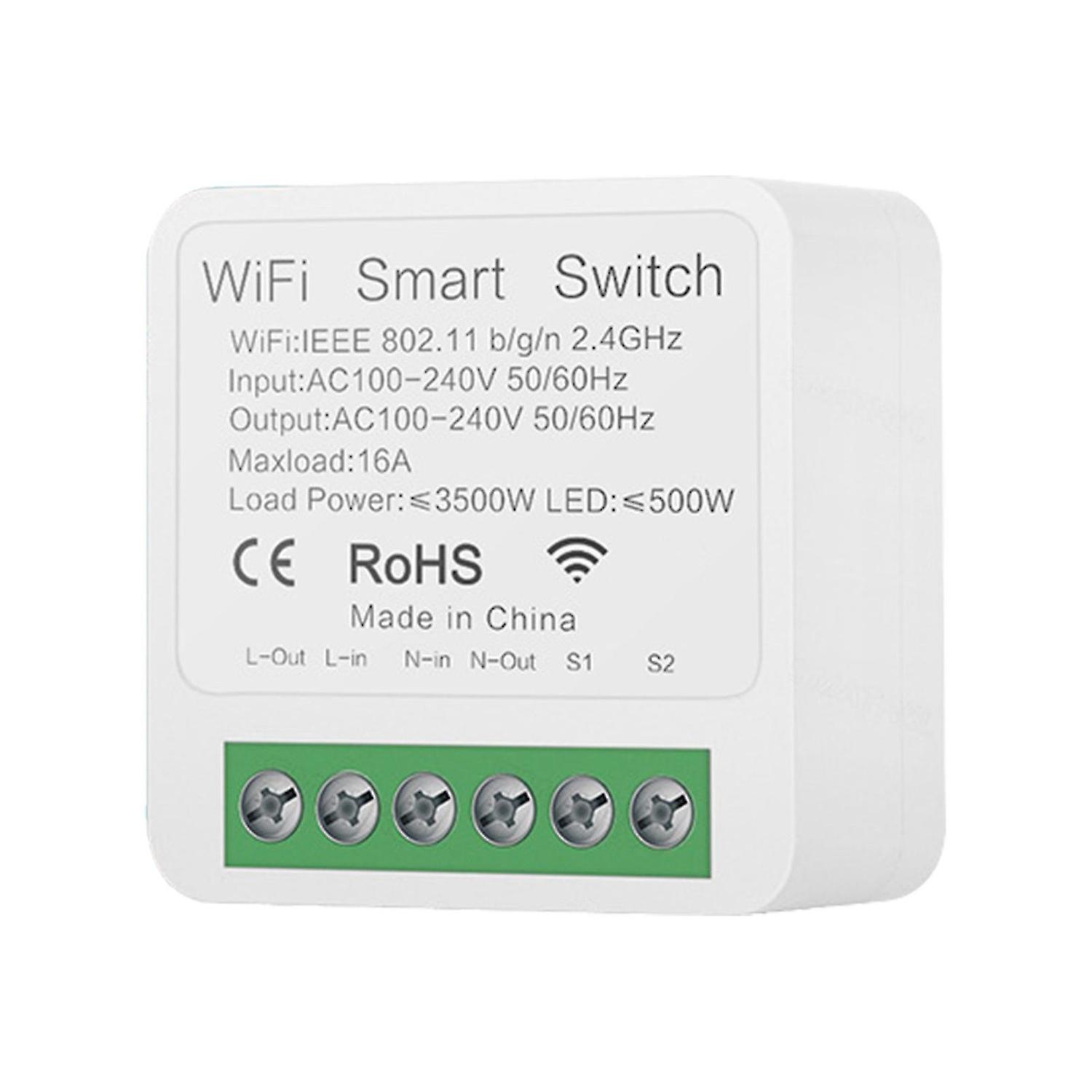 Smart Switch Voice Control Share Function Safe Overload Protection Stable Wifi Device for Alexa